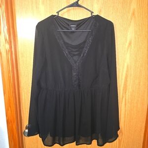 Torrid Semi Sheer Top